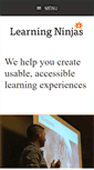 Mobile Screenshot of learningninjas.com